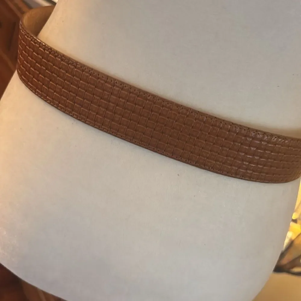 Talbots Tan Leather Belt - M